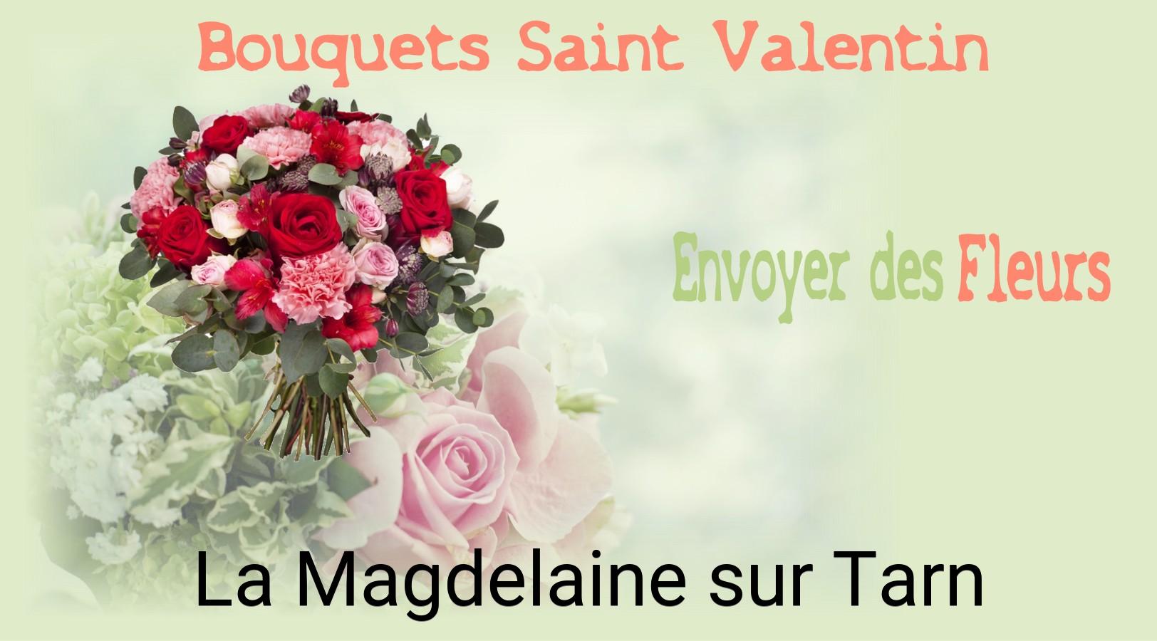 Roses de Saint-Valentin livrées à La Magdelaine-sur-Tarn